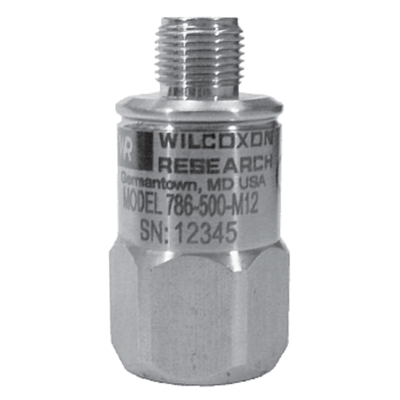 Wilcoxon Sensing Technologies Low-Frequency Intrinsically Safe Accelerometer, Model 786-500-M12-IS